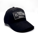 CASQUETTE EL PATRON NUBUCK BLACK SILVER