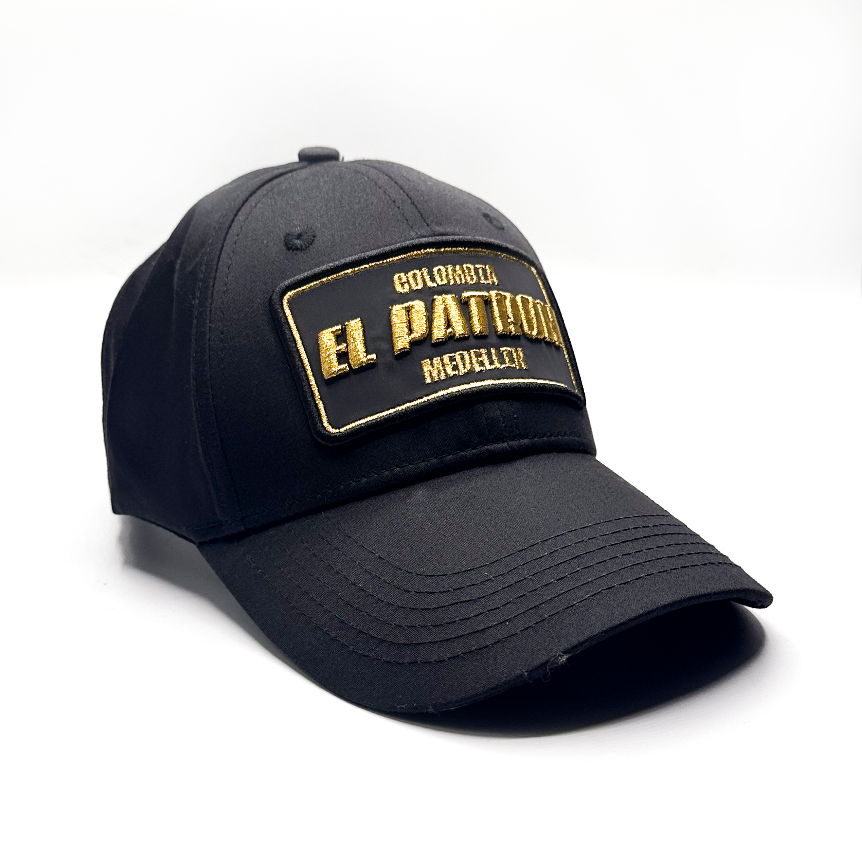 CASQUETTE EL PATRON LOGO REFLECT BLACK GOLD