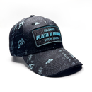 CASQUETTE PLATA O PLOMO SIGNATURE BLACK TURQUOISE