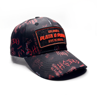 CASQUETTE PLATA O PLOMO SIGNATURE BLACK ORANGE