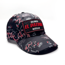 CASQUETTE EL PATRON BLACK RED BLLS