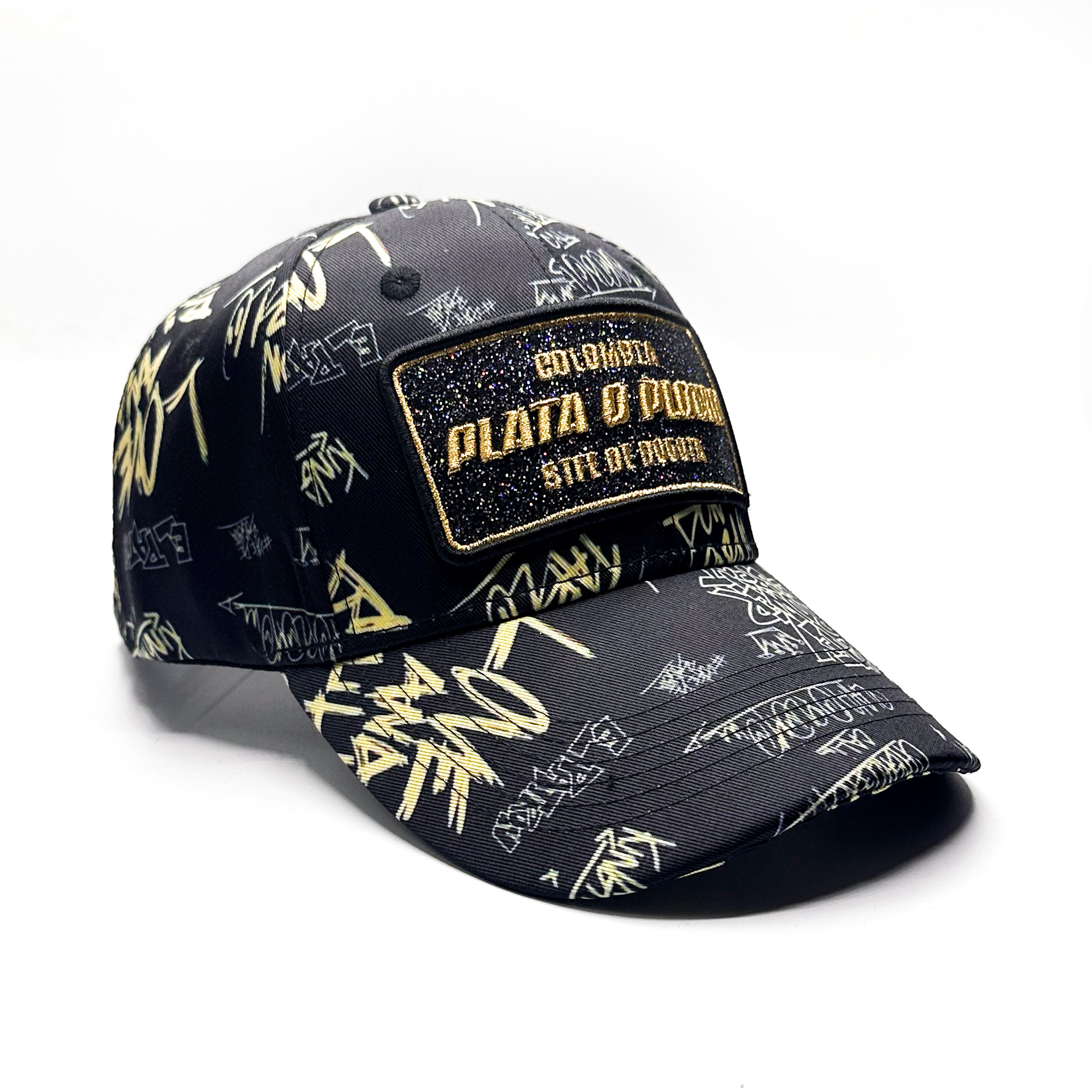 CASQUETTE PLATA O PLOMO BLACK GOLD SIGNATURE