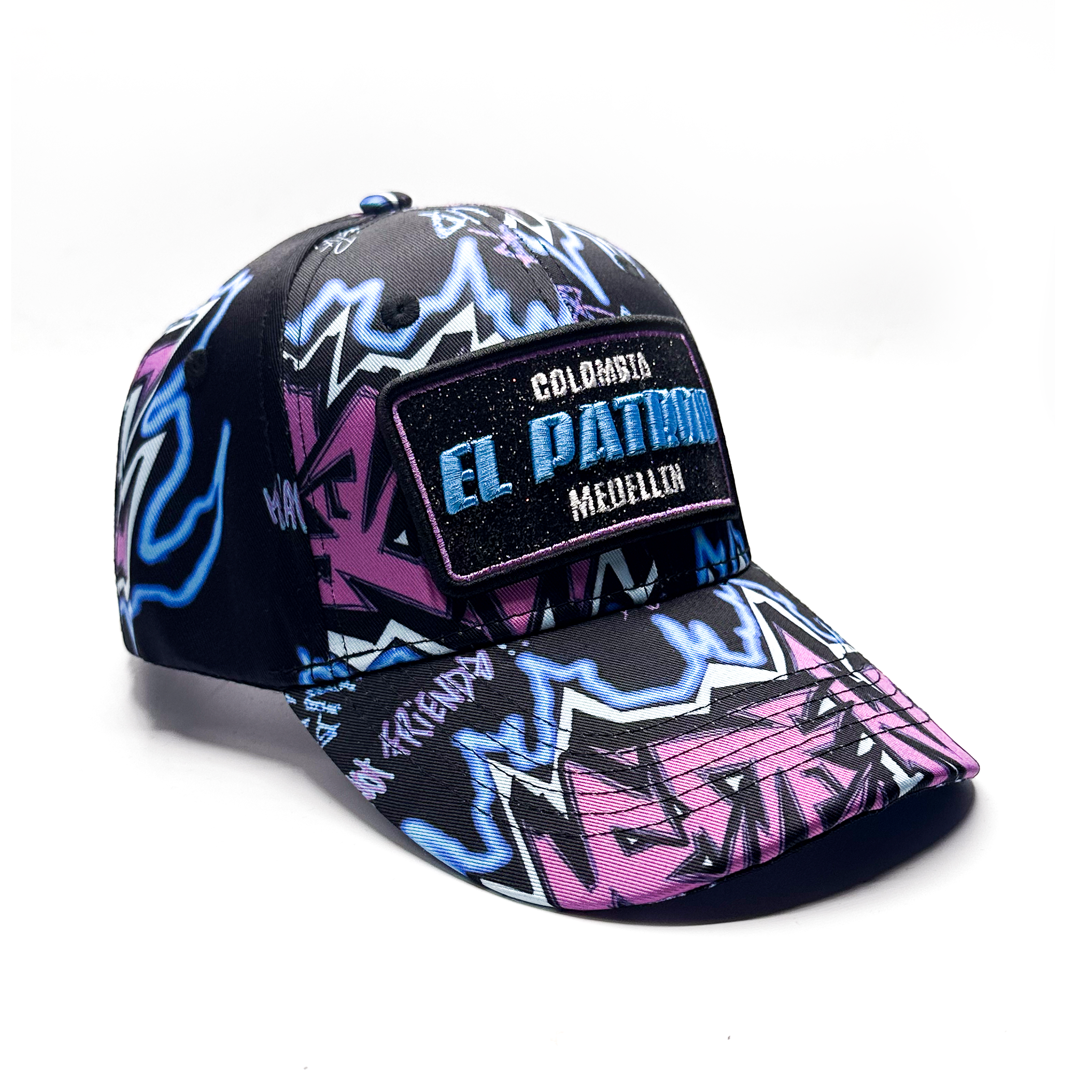 CASQUETTE EL PATRON BLACK PURPLE ICE