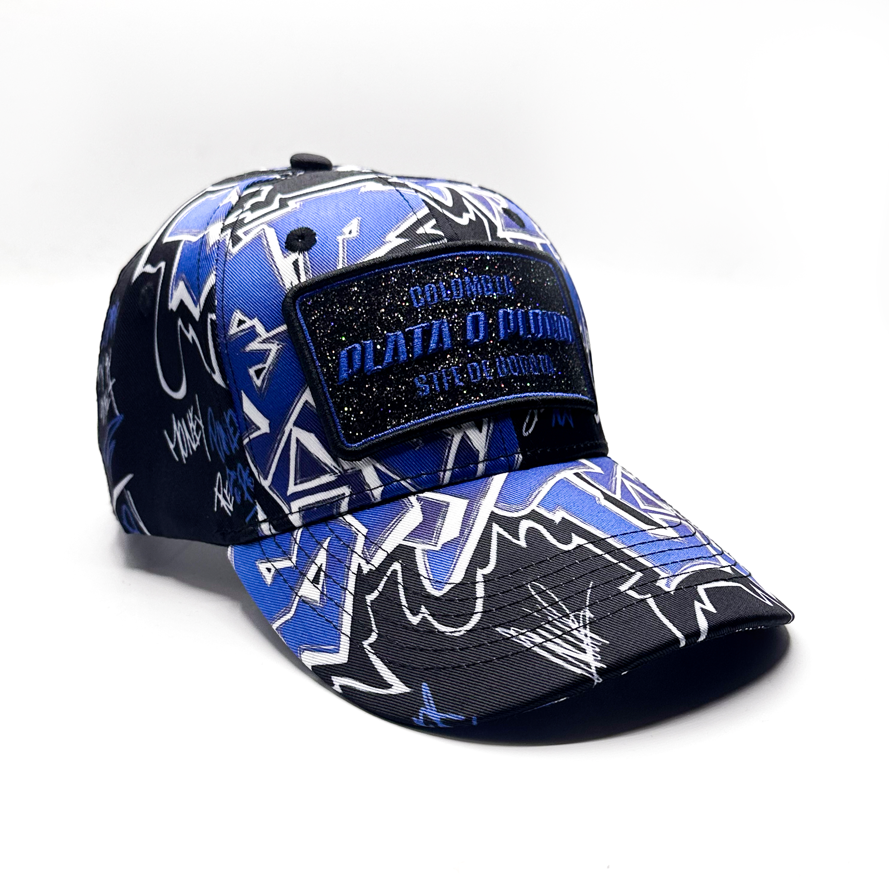 CASQUETTE PLATA O PLOMO BLACK BLUE ROYAL