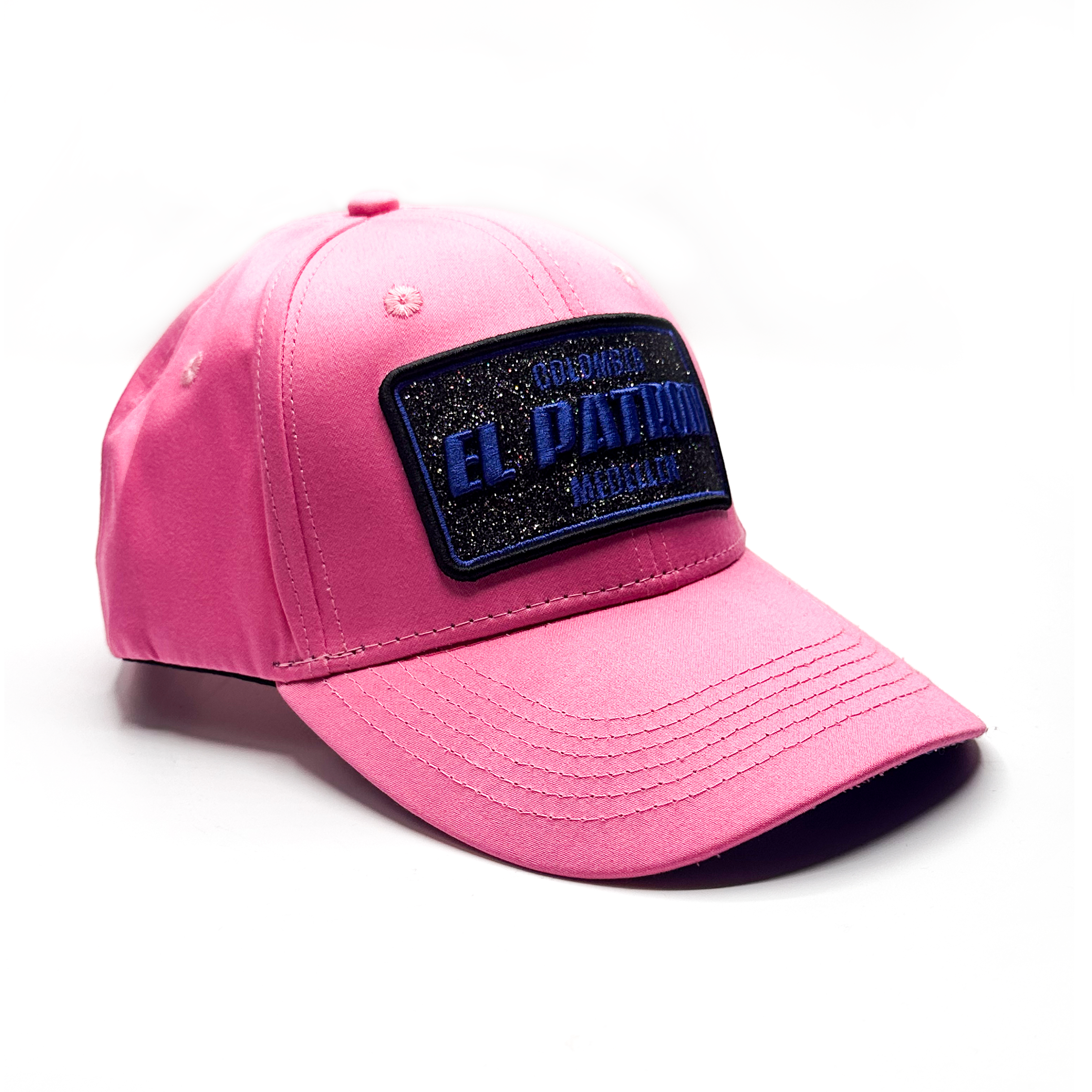 CASQUETTE EL PATRON PINK BLUE GLITTER