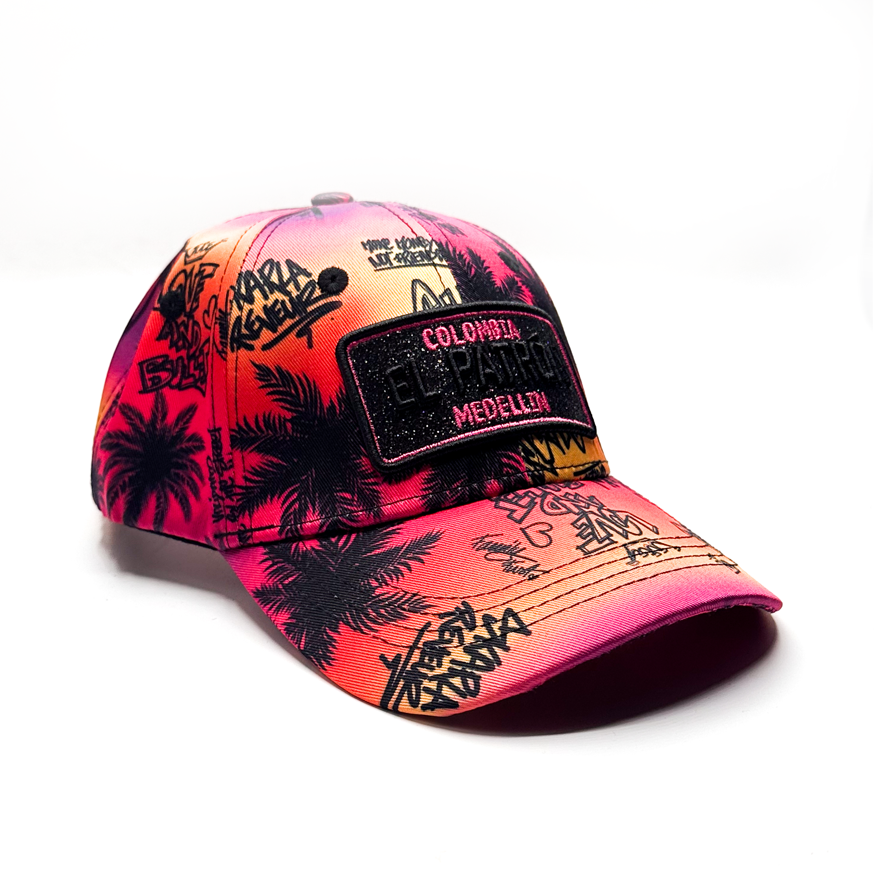 KIDS CASQUETTE EL PATRON PALMS PINK ORANGE