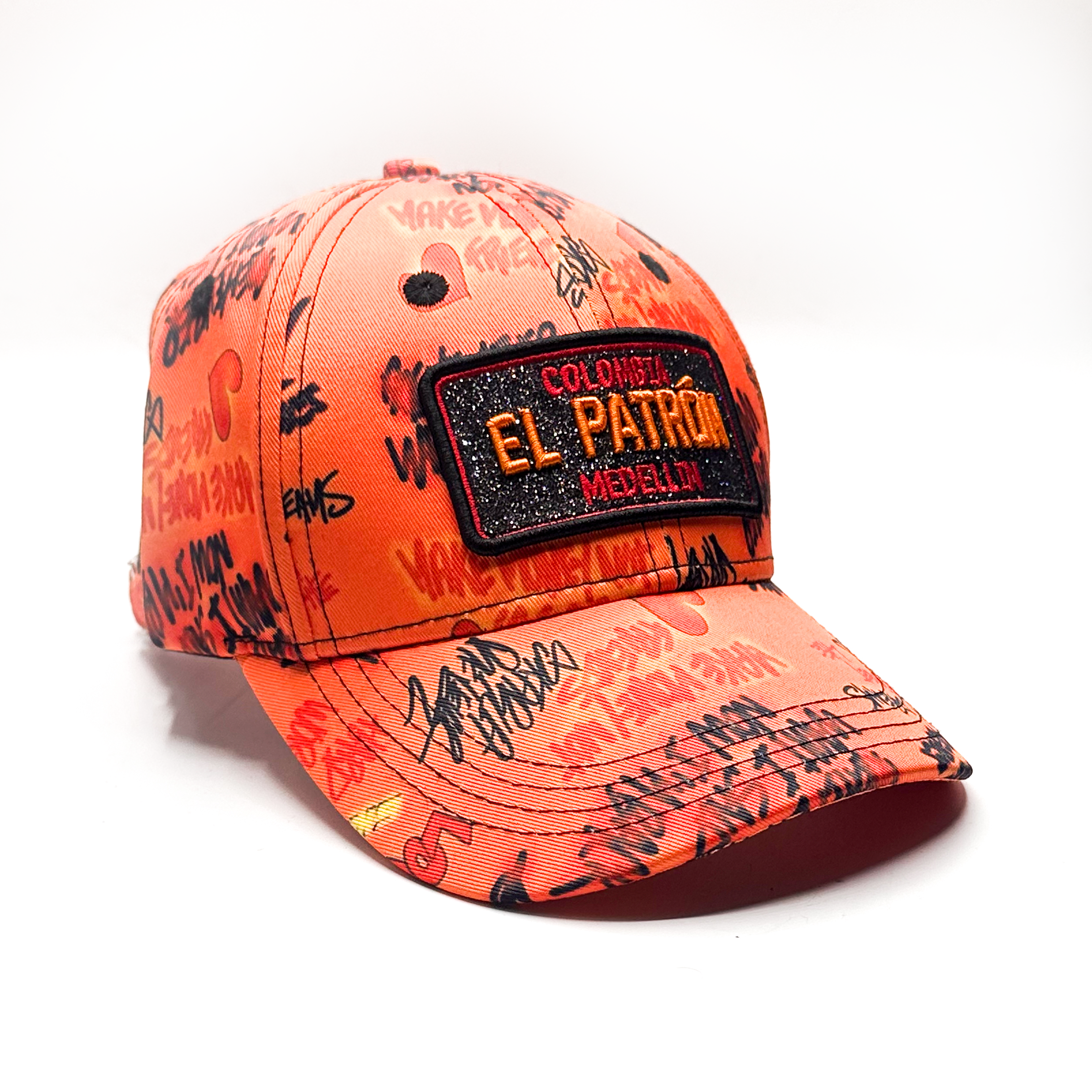 KIDS CASQUETTE EL PATRON FULL ORANGE PRINT